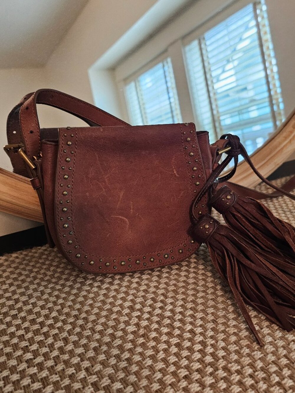 Leather Polo Ralph Lauren Bag